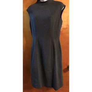 Chaps Dark Grey Dress Size 8